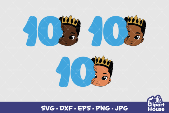 10th Birthday Boy Peek: A Strategic Design Asset for Custom Creations