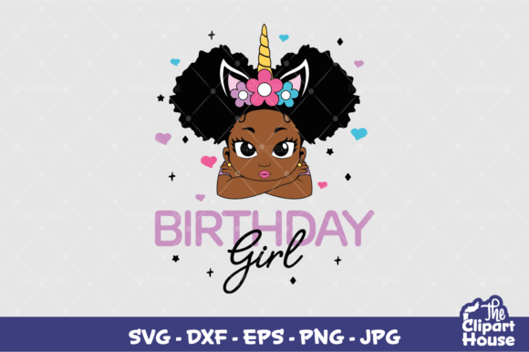 Birthday Girl Design for Cricut, Silhouette & Cutting Machines