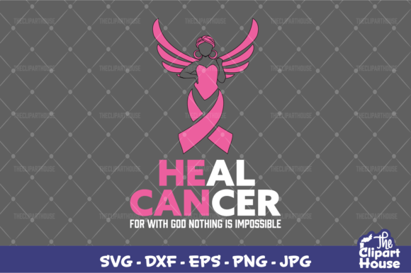 He Can Heal Cancer Angel: A Versatile Design for Creators