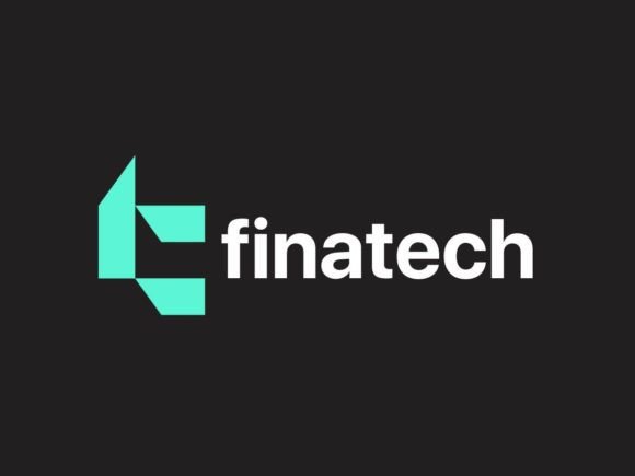 Modern Letter F Fintech Logo Template