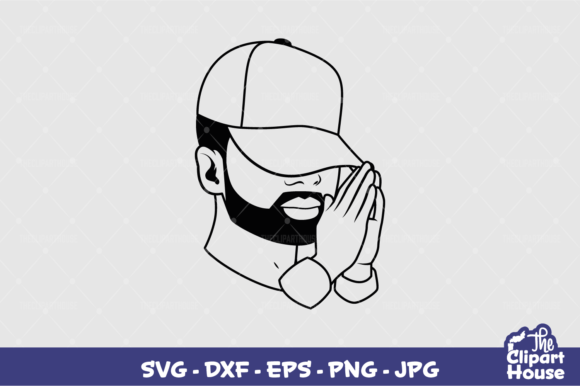 Praying Hands Black Man Outline: A Versatile Digital Asset for Creators and Entrepreneurs