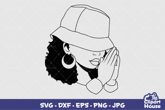 Praying Hands Black Woman 2 Silhouette: A Strategic Asset for Creative Workflows