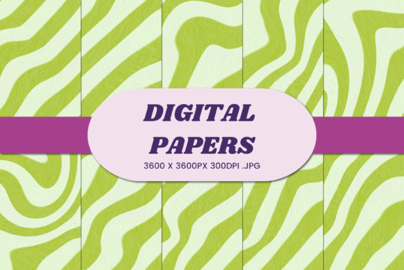 Retro Groovy Green 1 Digital Paper: A Comprehensive Evaluation